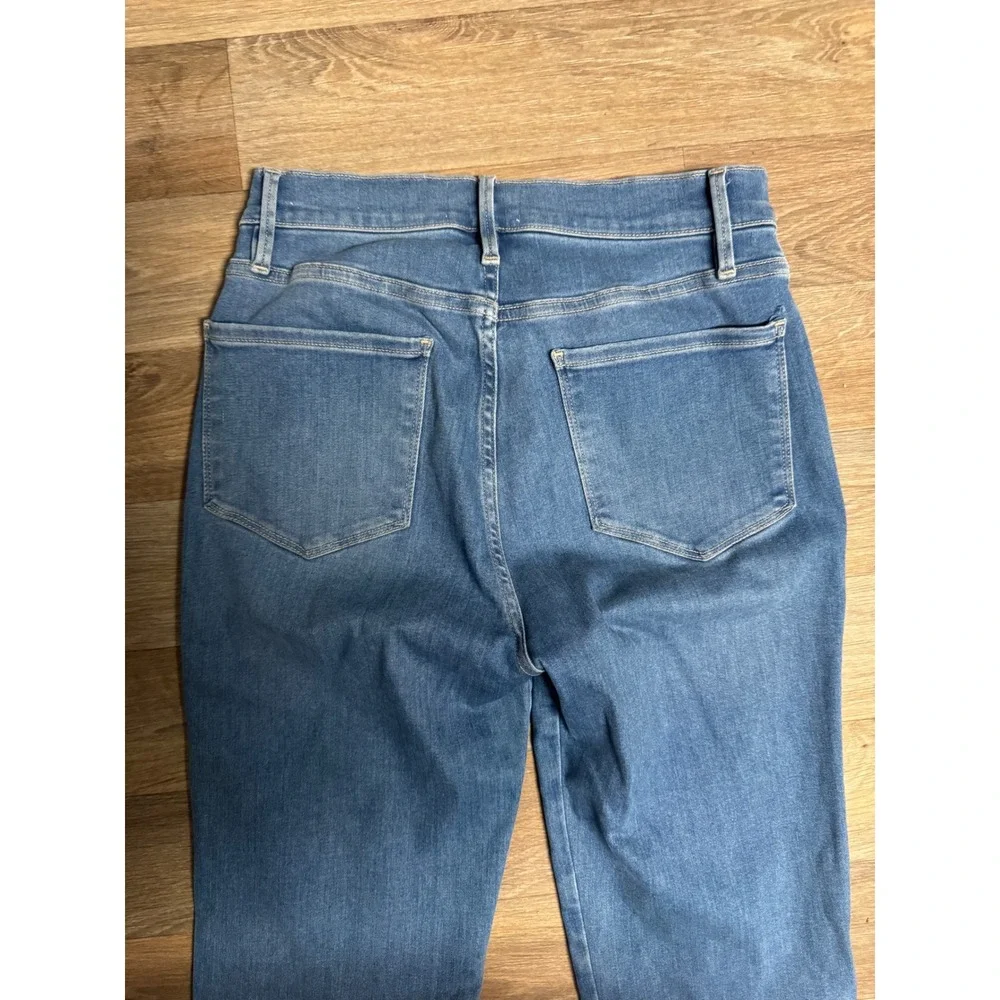 FRAME Le Sylvie Slender Straight High Rise Jeans Medium Blue Size 28 - Picture 3 of 8